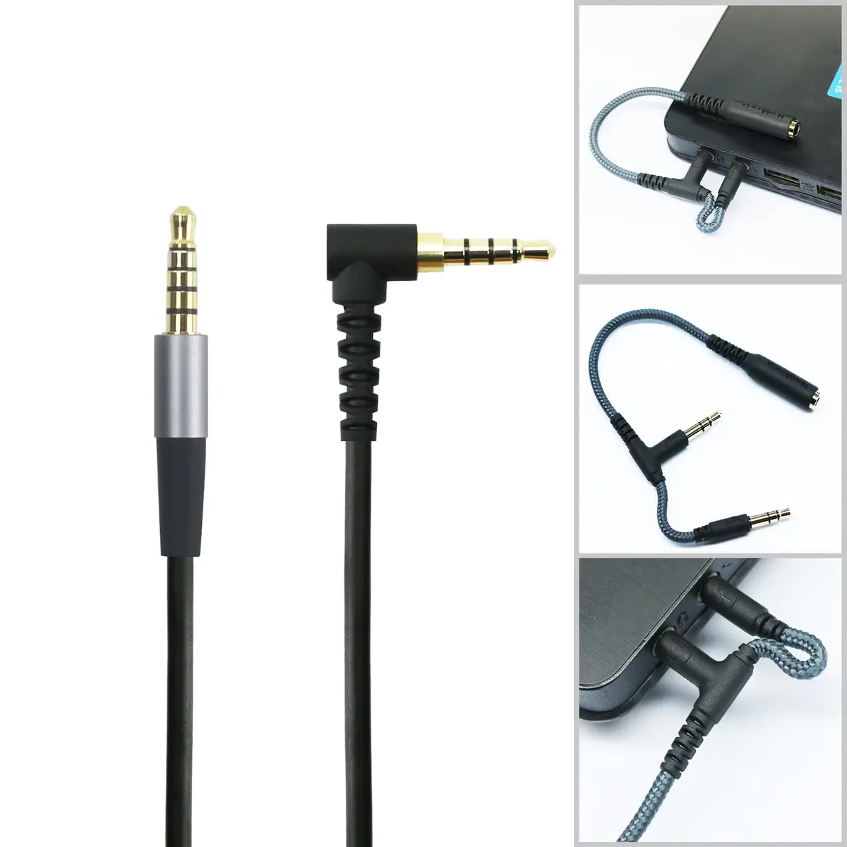 NewFantasia Replacement Audio Cable 3.5mm 5 Pole Male Cord | Compatible with SteelSeries Arctis Nova Headsets - view 3