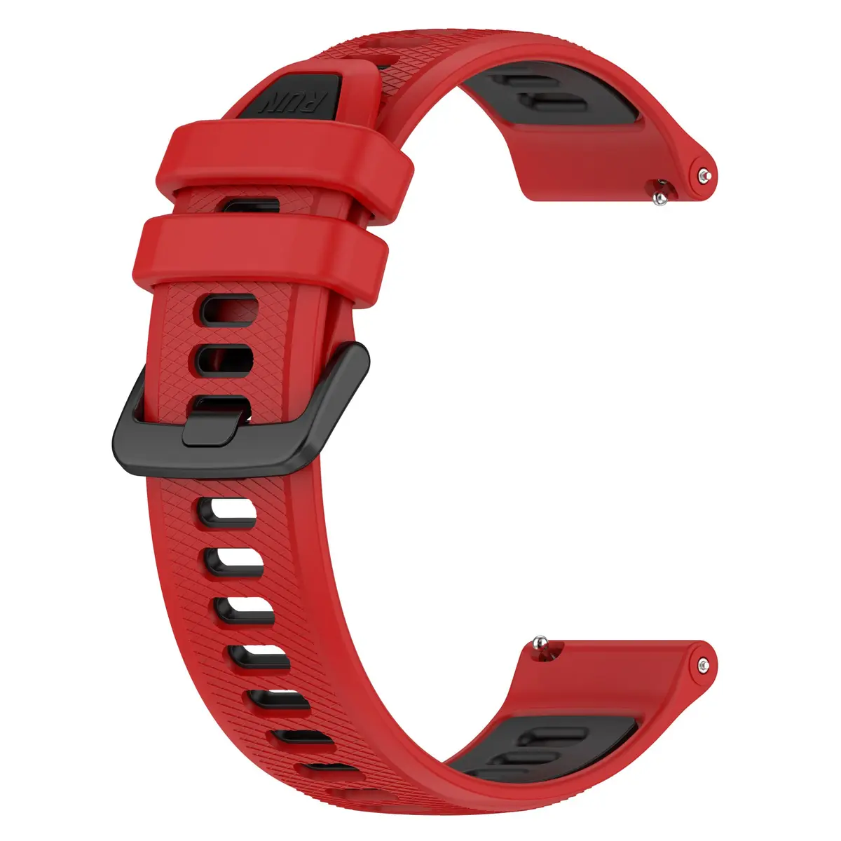 Hijiawee Red Watch Band 18mm | Durable Silicone Replacement Strap for Garmin 265S/255S & More - view 3