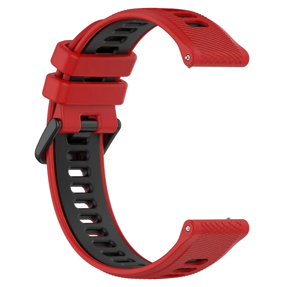 Hijiawee Red Watch Band 18mm | Durable Silicone Replacement Strap for Garmin 265S/255S & More - view 4