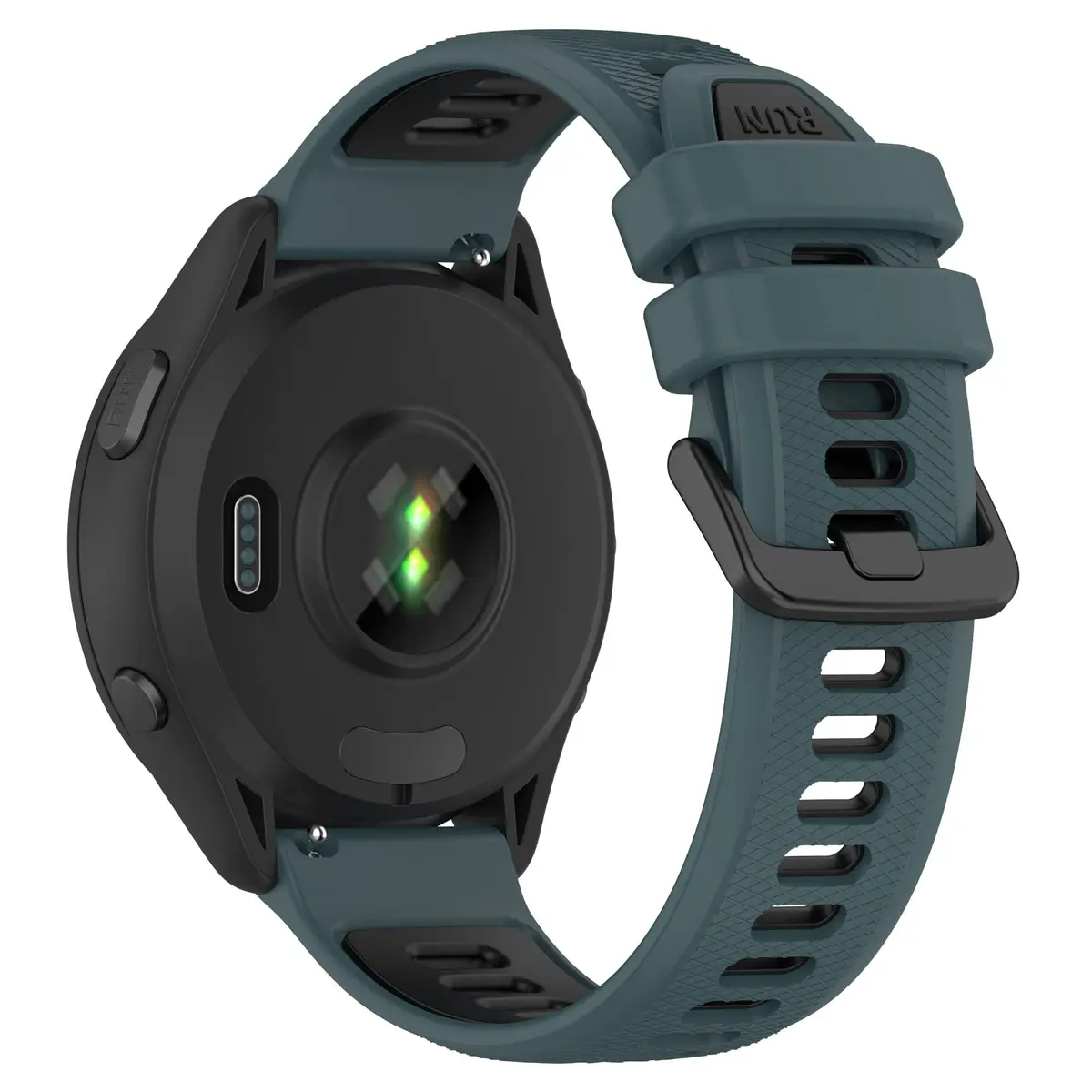 Hijiawee Watch Band 18mm Silicone | Durable, Quick Release, Compatible with Garmin 265S/255S/ Venu 2S (Olive) - view 2
