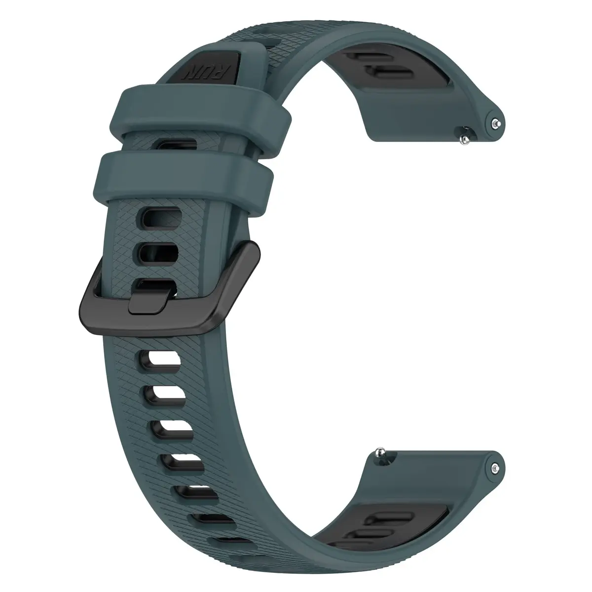 Hijiawee Watch Band 18mm Silicone | Durable, Quick Release, Compatible with Garmin 265S/255S/ Venu 2S (Olive) - view 3