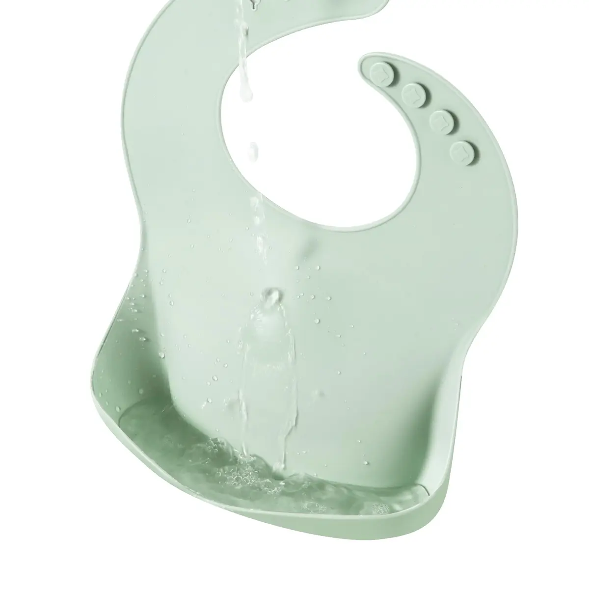 PandaEar Silicone Baby Bibs 3-Pack (25.6cm H x 11.4cm L x 8.5cm W) | Waterproof, Soft, Unisex, 10-72 Months - view 7