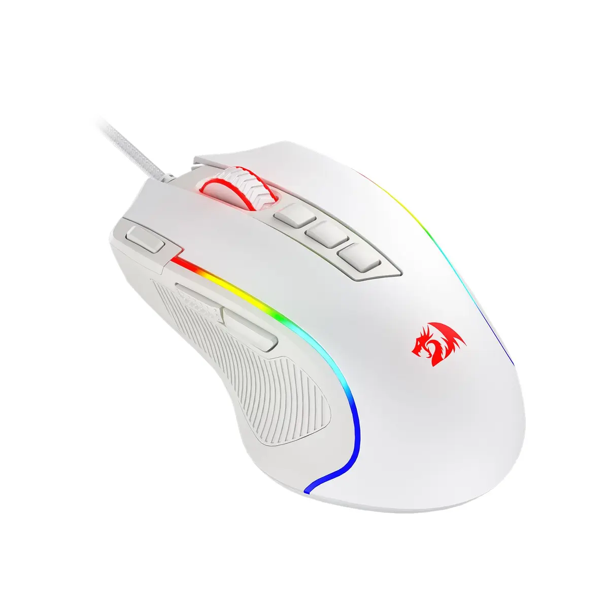 Redragon M612 Predator RGB Wired Gaming Mouse 8000 DPI (White) | 11 Programmable Buttons - main product image