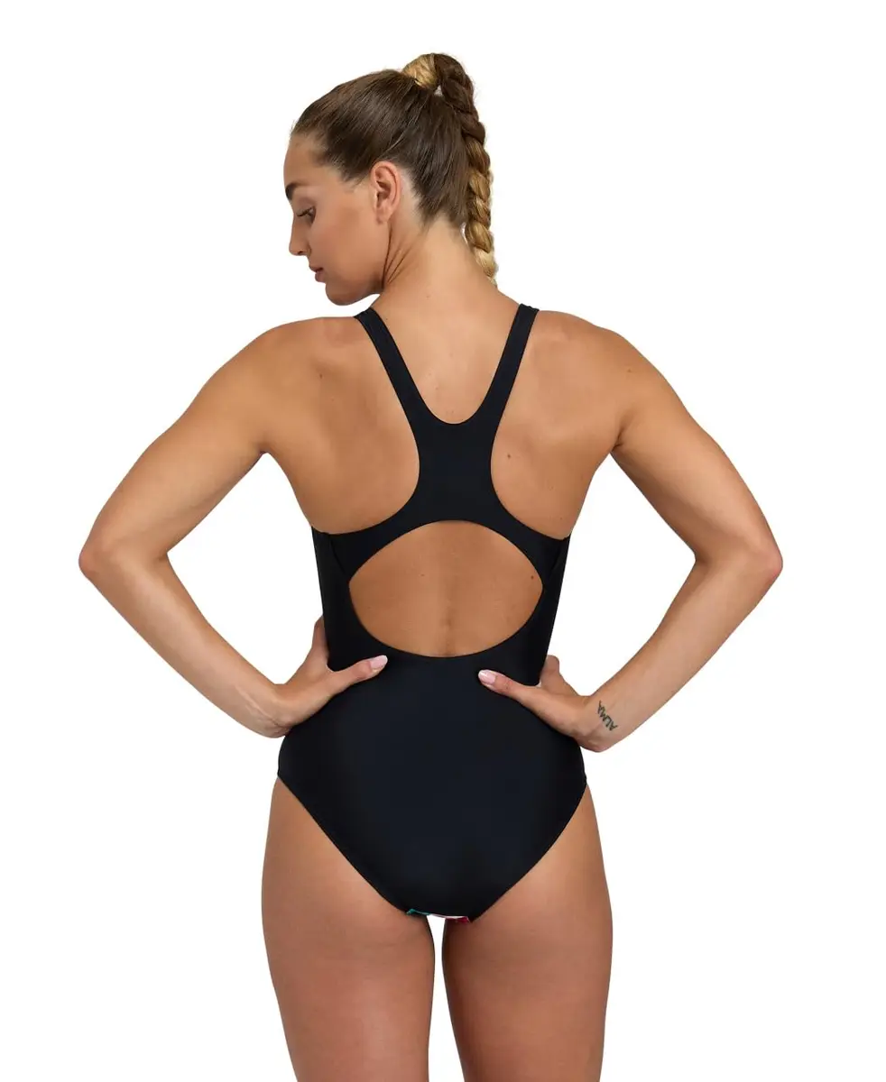 ARENA Feel Women's Flower Control Pro Back Swimsuit US Size 30 | Chlorine & UV Resistant - view 2