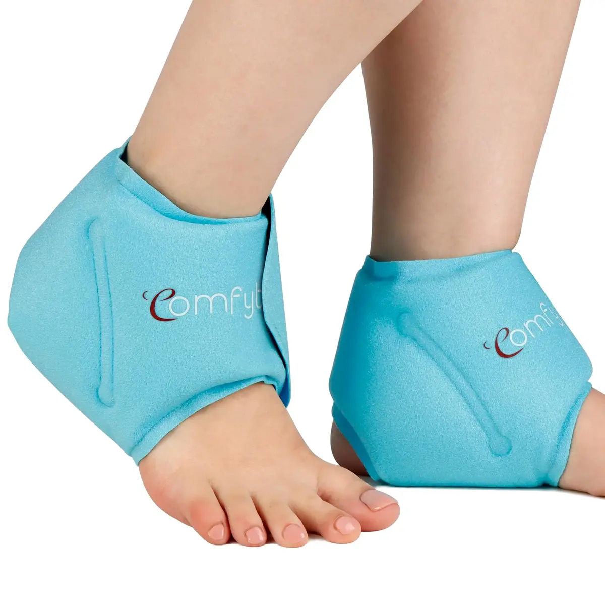 Comfytemp Ankle Ice Pack Wrap for Plantar Fasciitis, Foot Pain Relief, 2pcs | Targeted Cold Therapy for Sprains & Arthritis - main product image