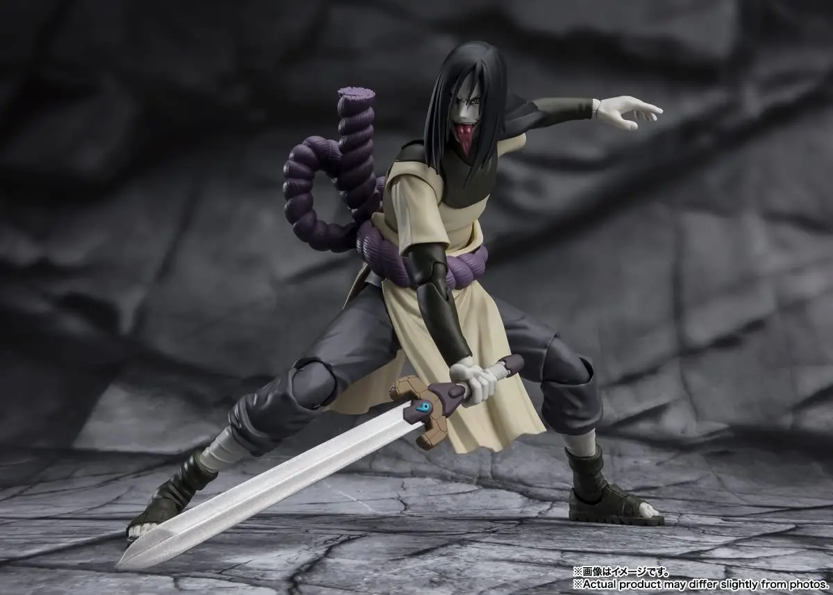 TAMASHII NATIONS Naruto Shippuden Orochimaru S.H.Figuarts Action Figure 15cm (5.9") | Anime Collectible Toy - view 7