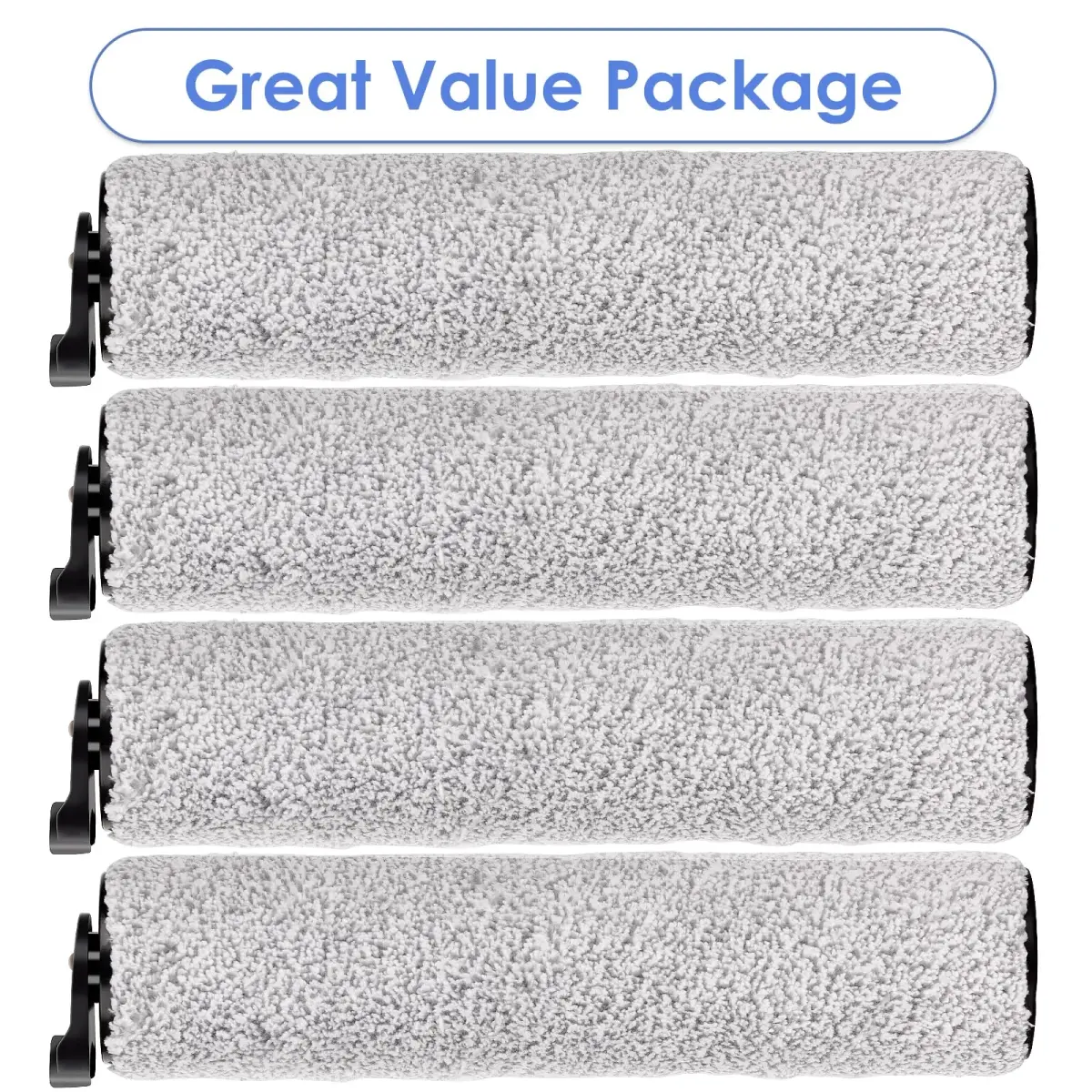MIBUMIKI Replacement Brush Rollers for Tineco iFloor 3/Floor One S3/iFloor 2 (4-Pack) | Compatible Vacuum Cleaner Parts - view 7