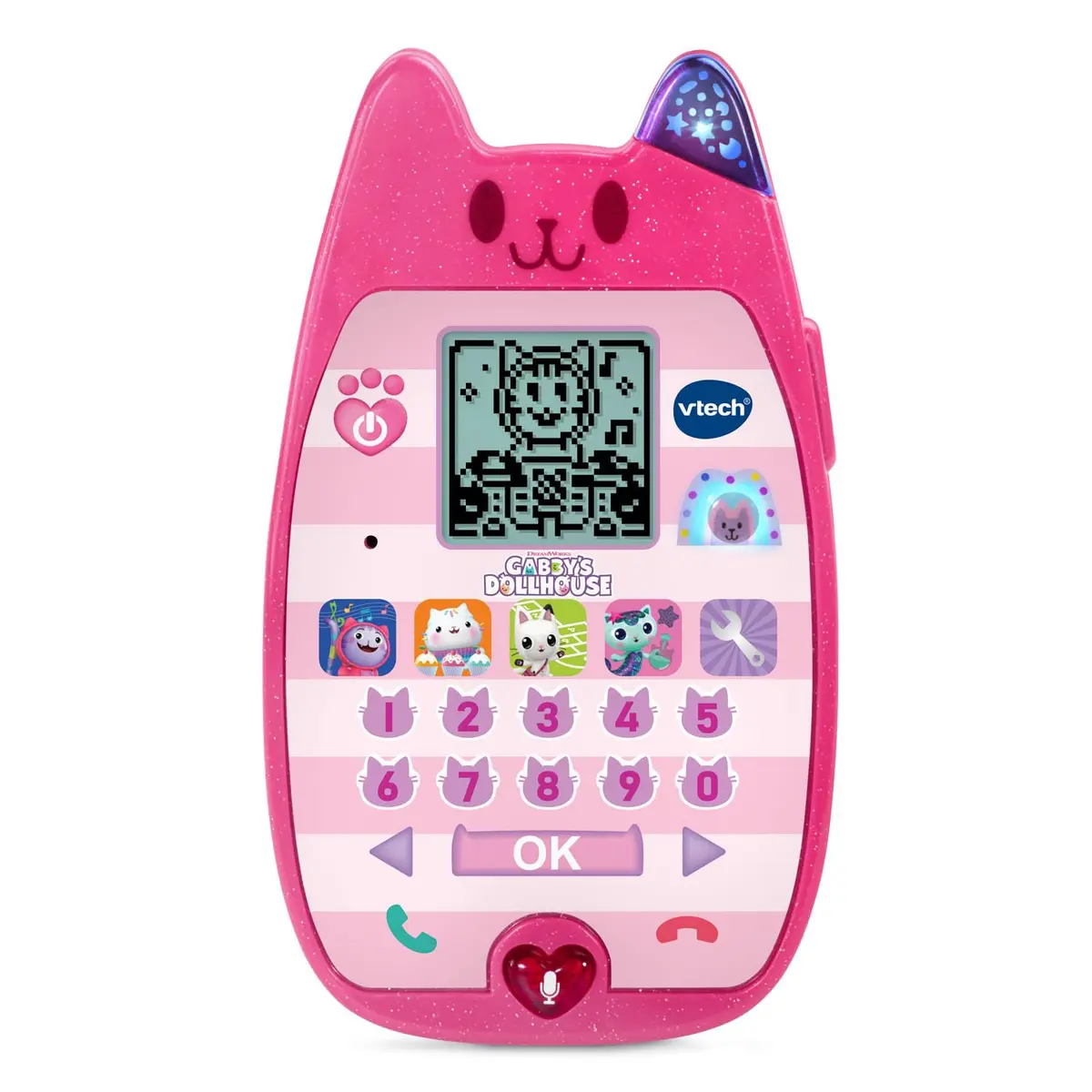 VTech Gabby's Dollhouse A-Meow-Zing Phone Multicolor | Pretend Phone for Ages 3+ - main product image