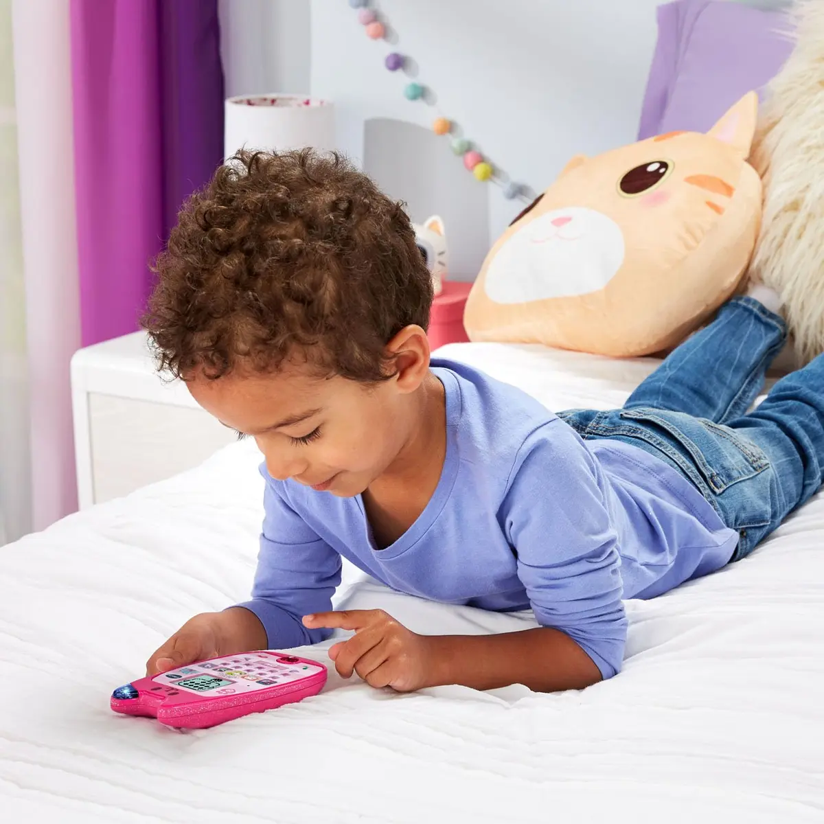VTech Gabby's Dollhouse A-Meow-Zing Phone Multicolor | Pretend Phone for Ages 3+ - view 6