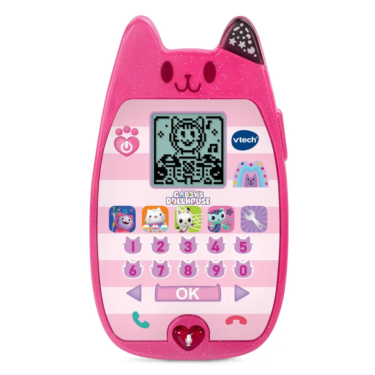VTech Gabby's Dollhouse A-Meow-Zing Phone Multicolor | Pretend Phone for Ages 3+ - view 9