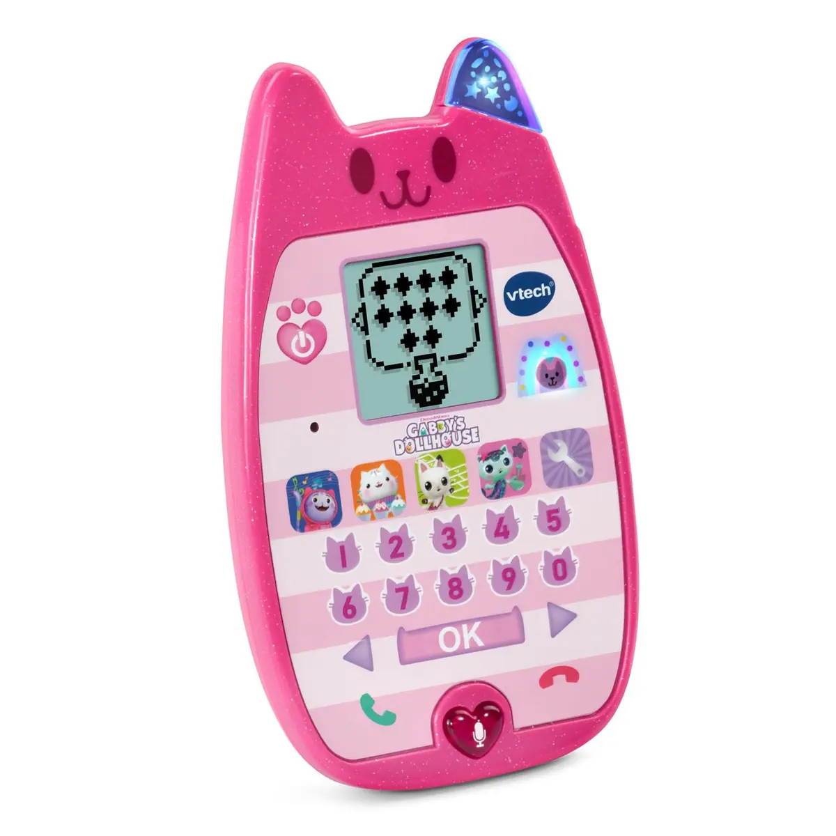 VTech Gabby's Dollhouse A-Meow-Zing Phone Multicolor | Pretend Phone for Ages 3+ - view 2