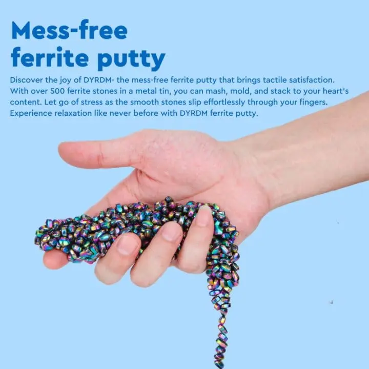 DYRDM Ferrite Putty 500+ Colorful Desk Accessory for Adults | Stress Relief & Focus - view 9