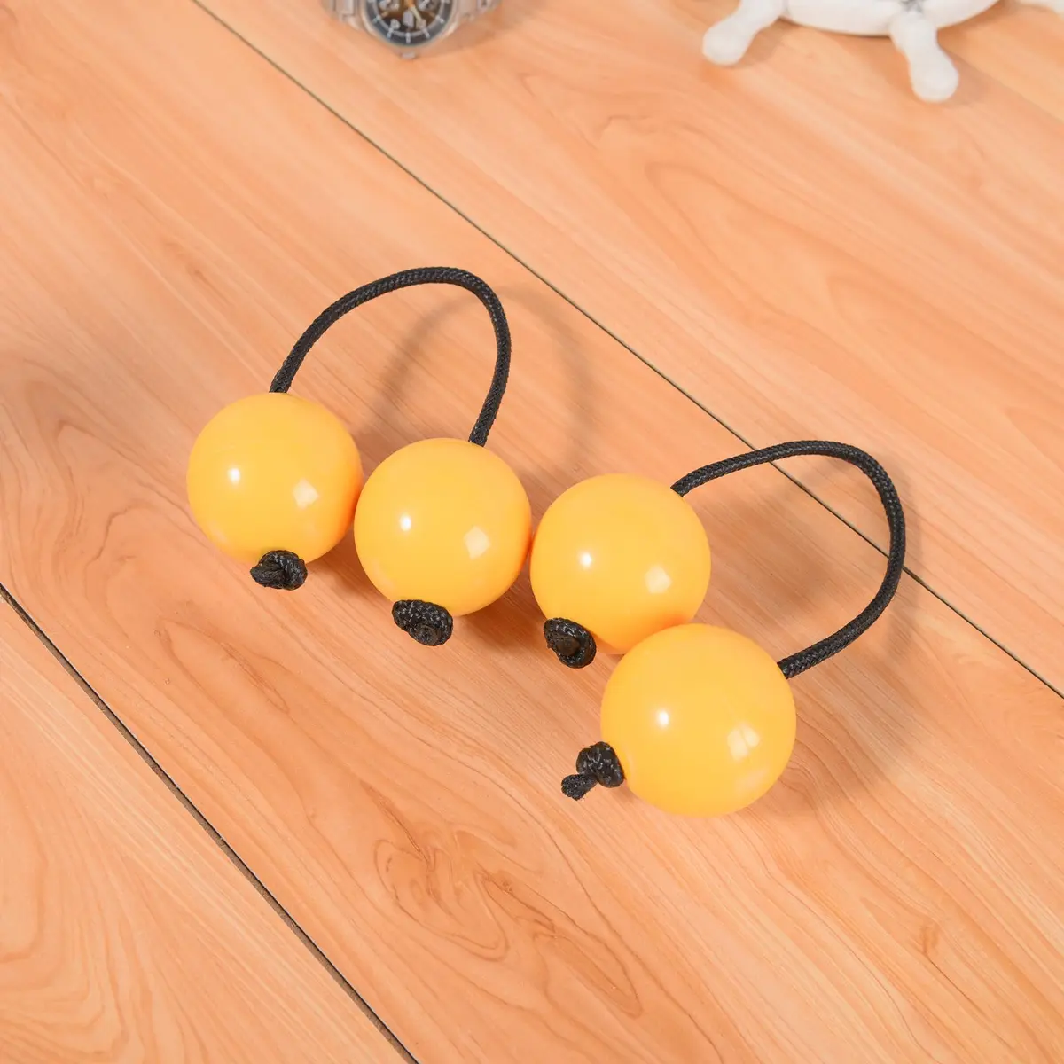 MGTECH 2 Pack Asalato Kashaka Shaker Balls | Traditional African Rhythm Instrument, Yellow - view 5
