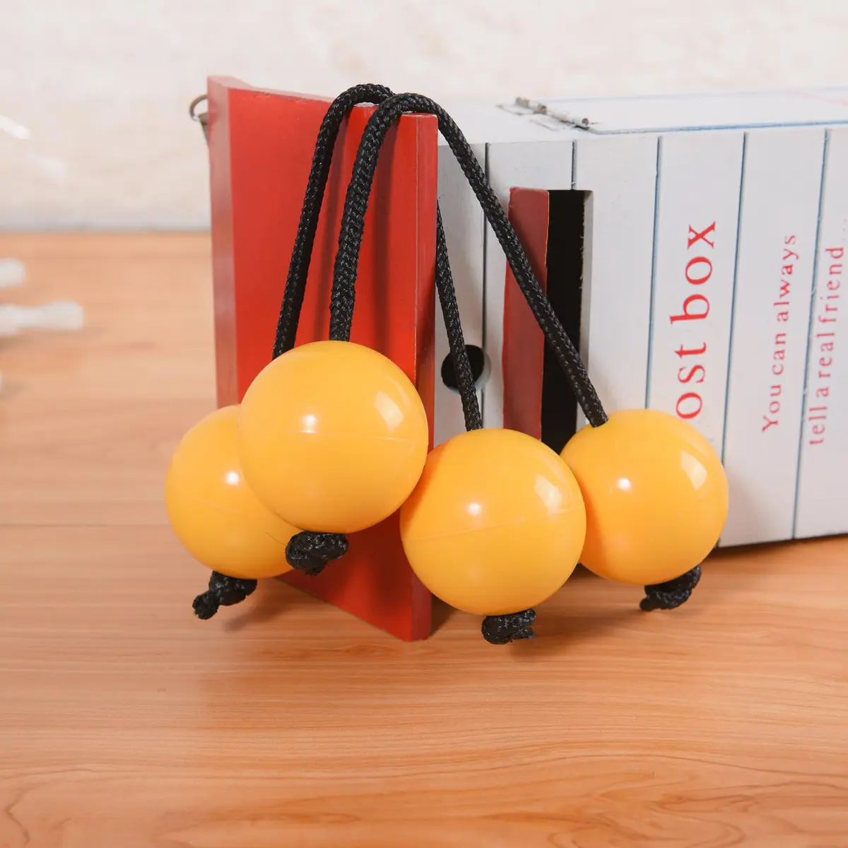 MGTECH 2 Pack Asalato Kashaka Shaker Balls | Traditional African Rhythm Instrument, Yellow - view 7