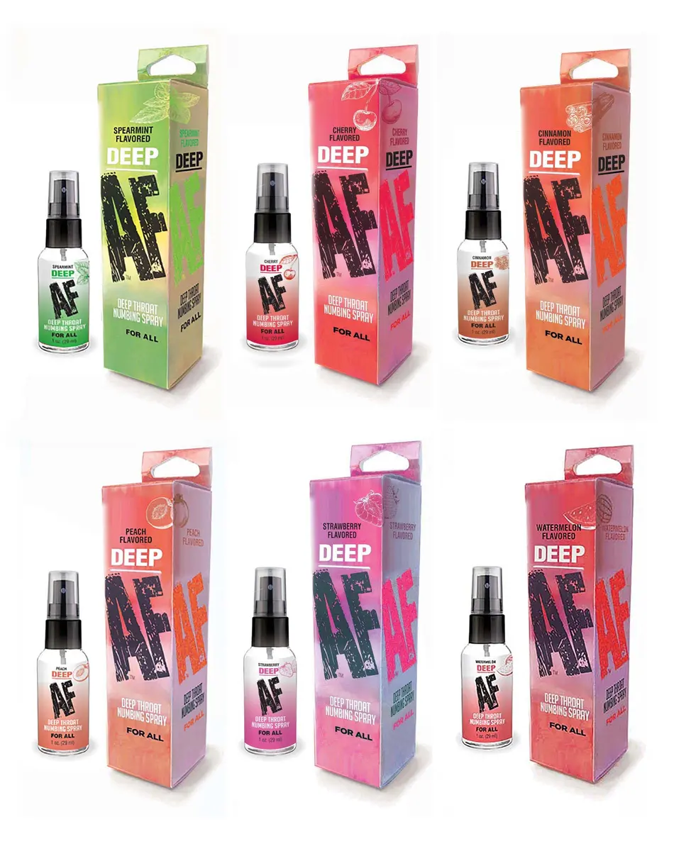 Naughty Kitty Kat Deep AF Deep Throat Spray (Peach) | Oral Desensitizer for Gag Reflex (110c) - view 3