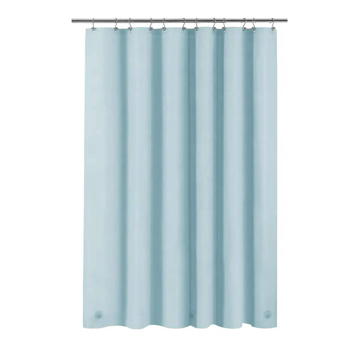Barossa Design Shower Curtain Liner Light Blue | Waterproof, Durable & PVC-Free (72" x 72") - main product image