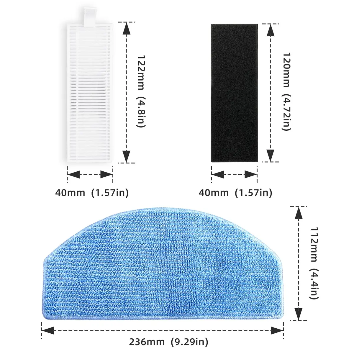 lvtengai Replacement Parts for Tikom G8000, Honiture G20 | Compatible Vacuum Accessories (70-120 chars) - view 7