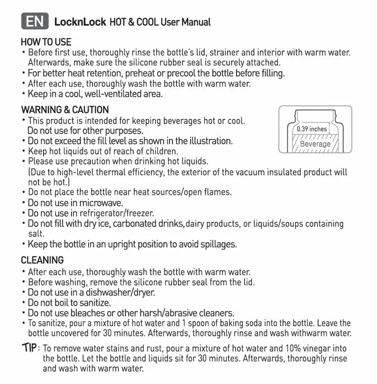 LocknLock Metro Tea Mug Mint 400ml (13oz) | Double Wall Stainless Steel Insulated Tumbler with Tea Infuser - view 8