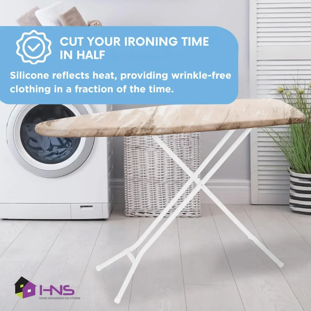 HOLDN’ STORAGE Ironing Board Cover 15 x 54 | Scorch-Resistant, Silicone Coated, Easy Fit, Durable Padding - view 6