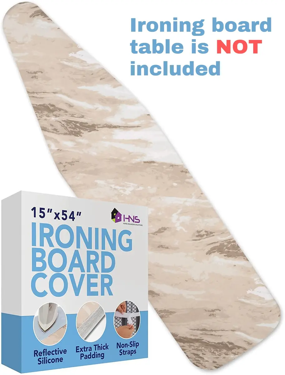 HOLDN’ STORAGE Ironing Board Cover 15 x 54 | Scorch-Resistant, Silicone Coated, Easy Fit, Durable Padding - view 4