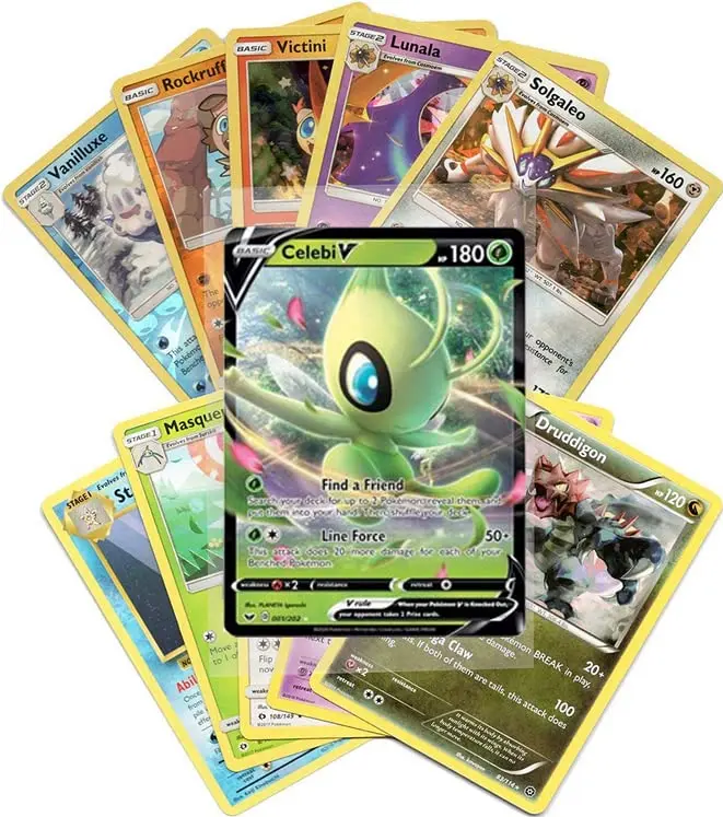 Pokémon Cards - 50 Card Assorted Lot with Guaranteed V Pokémon | Collectible Strategy Card Game - view 9