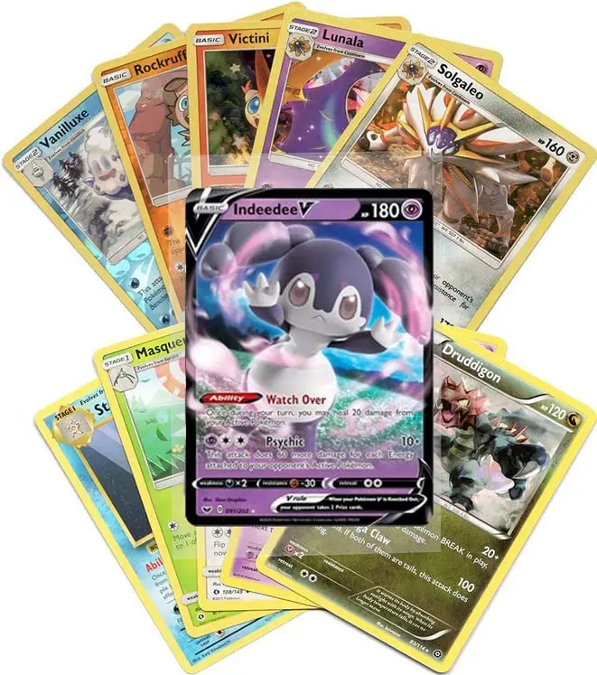 Pokémon Cards - 50 Card Assorted Lot with Guaranteed V Pokémon | Collectible Strategy Card Game - view 6