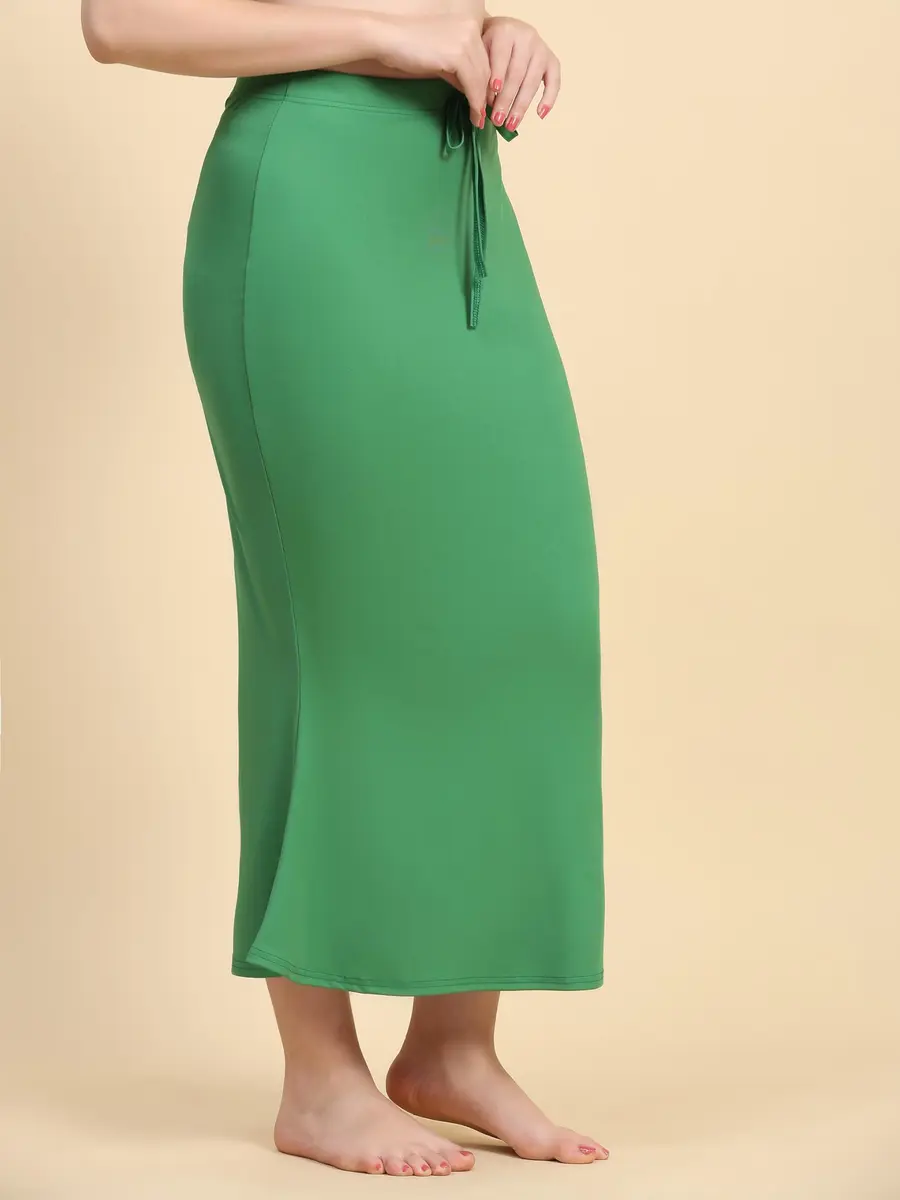 TRENDMALLS Fishcut Saree Shapewear Petticoat for Women, 3X-Large, Green | Slim Fit - view 5