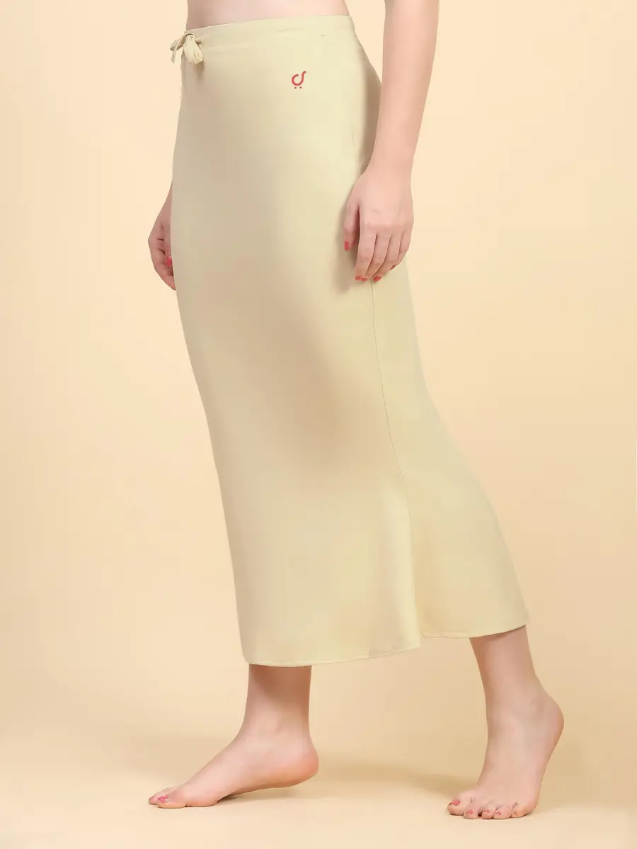 TRENDMALLS Saree Shapewear Petticoat for Women XX-Large Beige | Fishcut Mermaid Silhouette for Easy Movement - view 6