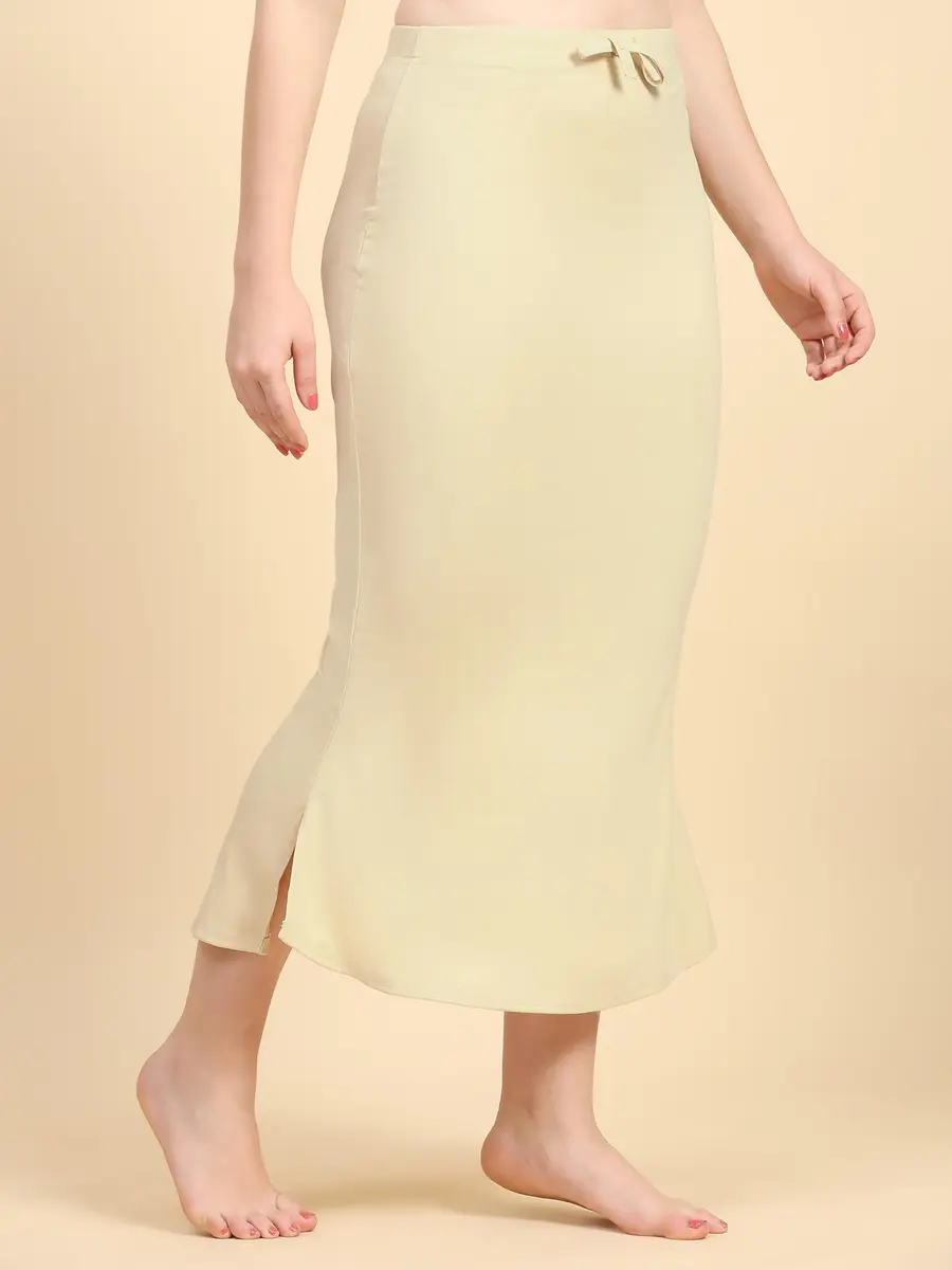 TRENDMALLS Saree Shapewear Petticoat for Women XX-Large Beige | Fishcut Mermaid Silhouette for Easy Movement - view 8