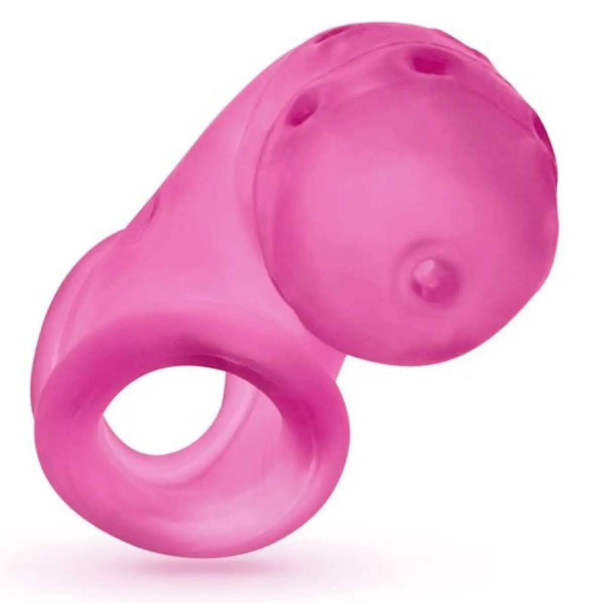 Oxballs Airlock Vent Chastity Device 6.5cm (Pink) | Ideal for Beginners - view 5