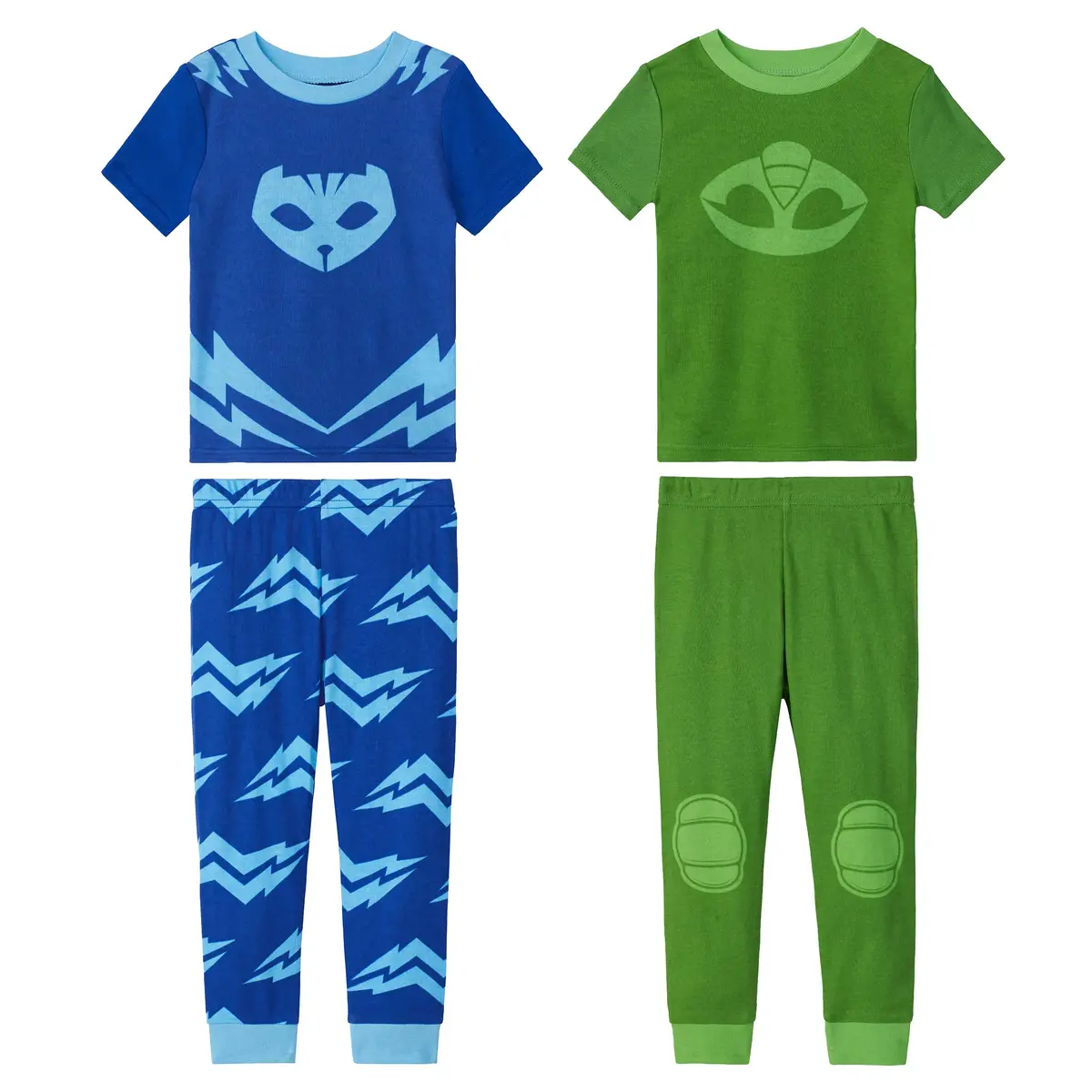 PJ Masks Toddler Boys' 4 Piece Cotton Pajama Set (2T, Catboy/Gekko) | Soft, Safe & Licensed - main product image
