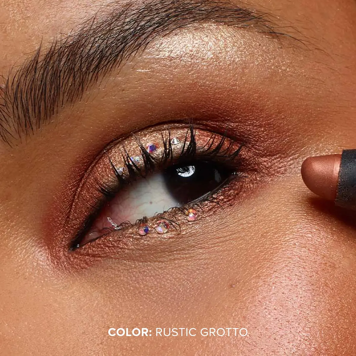 Nudestix Magnetic Luminous Eye Color 4-in-1 Cream Eyeshadow Stick | Long-Wear Waterproof Satin Finish | Vegan & Cruelty-Free Shade: Rustic Grotto - view 6