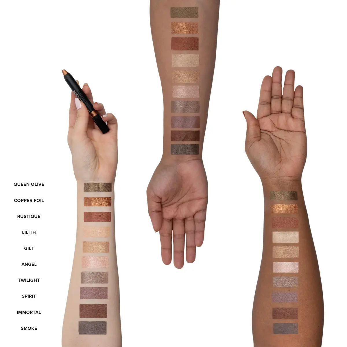 Nudestix Magnetic Luminous Eye Color 4-in-1 Cream Eyeshadow Stick | Long-Wear Waterproof Satin Finish | Vegan & Cruelty-Free Shade: Rustic Grotto - view 8