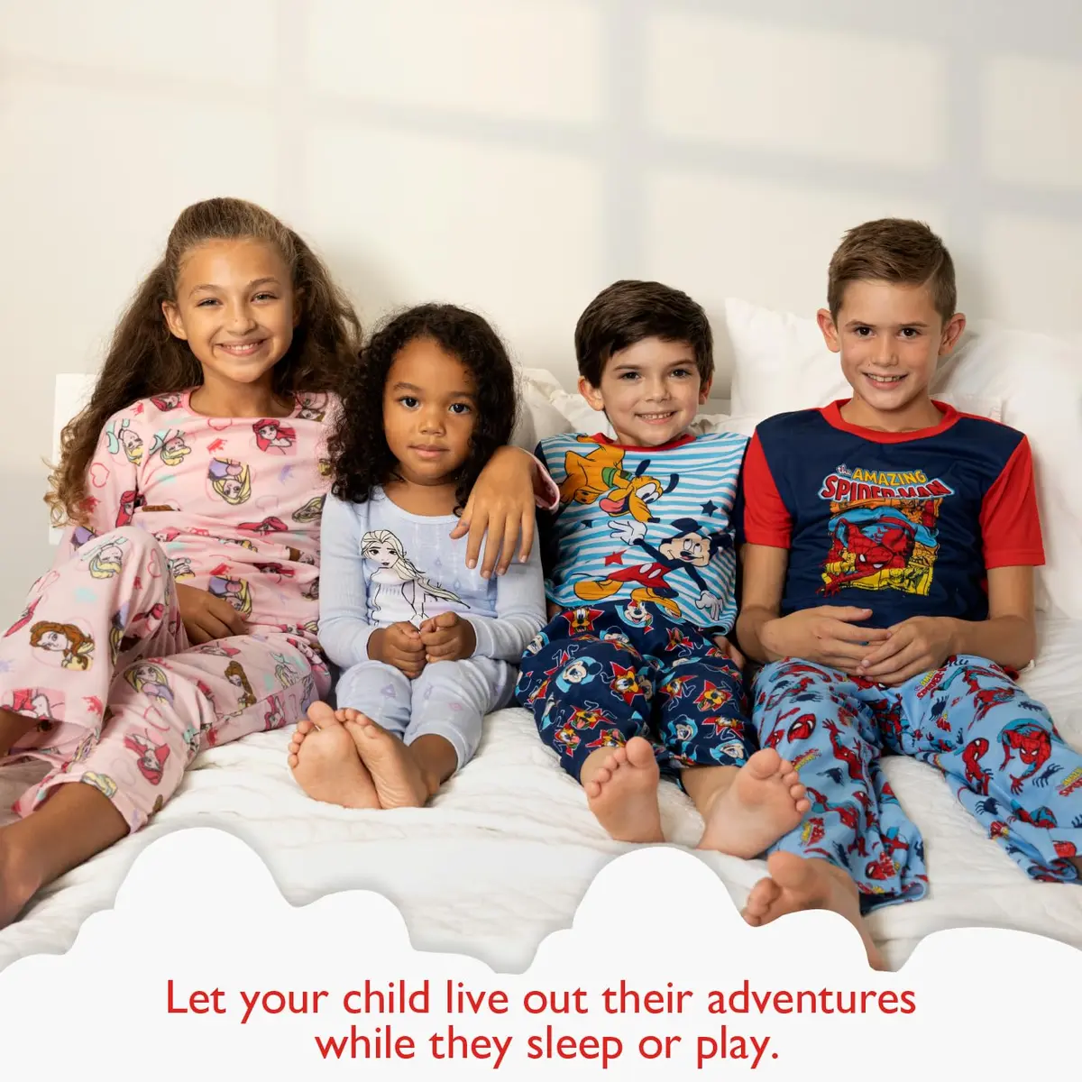 Marvel Big Boys' Spider-Man 2-Piece Snug-Fit Pajama Set, 8 | Soft Cotton, Bright Colors, Comfortable Fit - view 3
