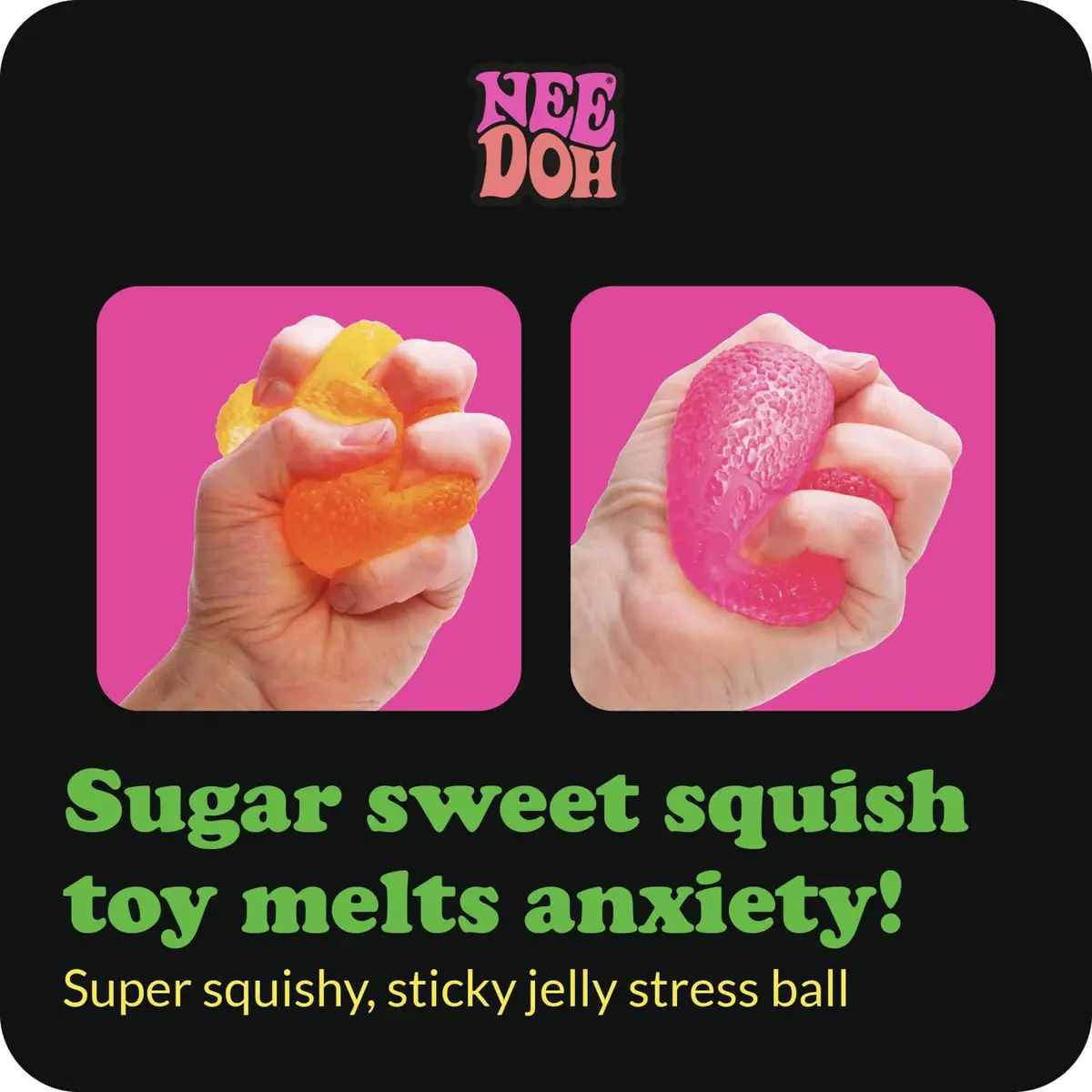 Schylling NeeDoh Gumdrop Sensory Toy 7 cm (2.5") | Non-Toxic, BPA-Free, ASTM-Tested for Kids 3+ - view 3