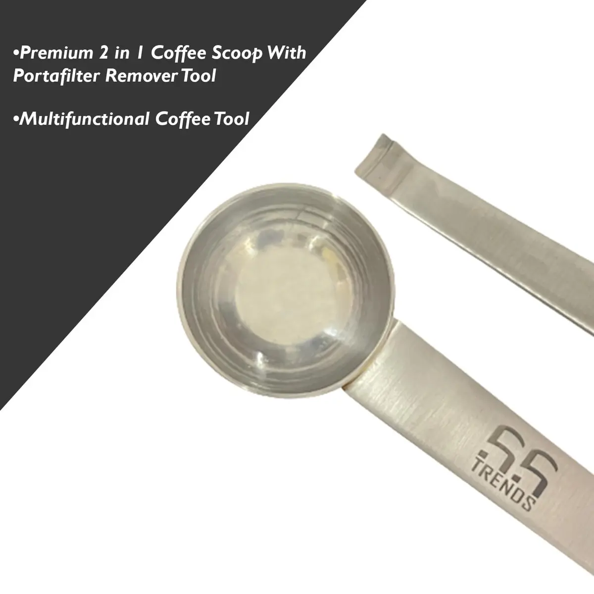 55 TRENDS Coffee Portafilter Basket Removal Tool Stainless Steel | Easy Filter Basket Removal (100 words) - view 3