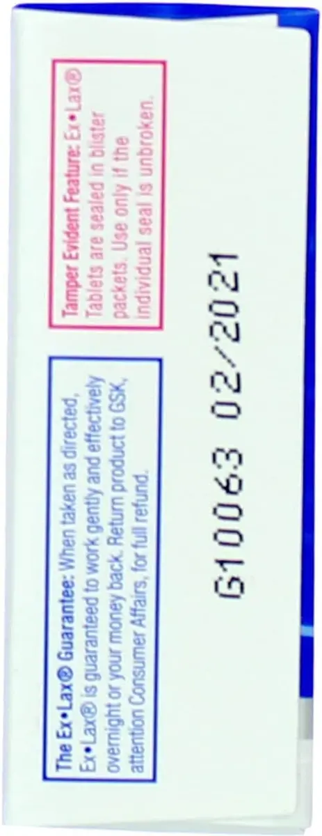 Ex-Lax Max Relief Pills 24s Pack of 2 | Maximum Strength Laxative for Adults - view 3