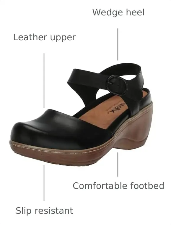 SoftWalk Mabelle Black 12 M (B) | Elegant Casual Wedge Shoes for Women - view 3