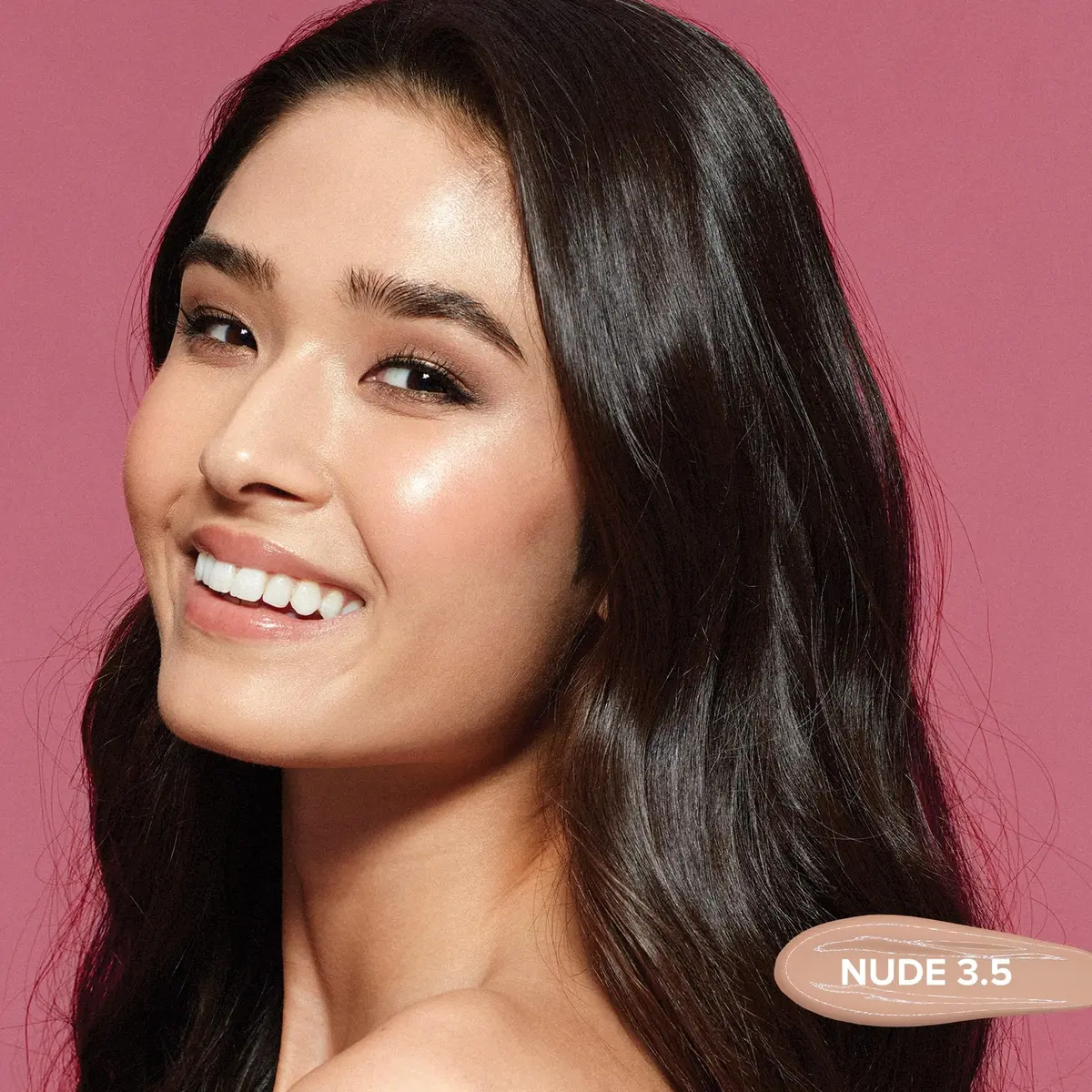 Nudestix Tinted Cover Liquid Foundation 0.84 Fl Oz | Natural, Hydrating, Vegan Shade Nude 3.5 - view 2