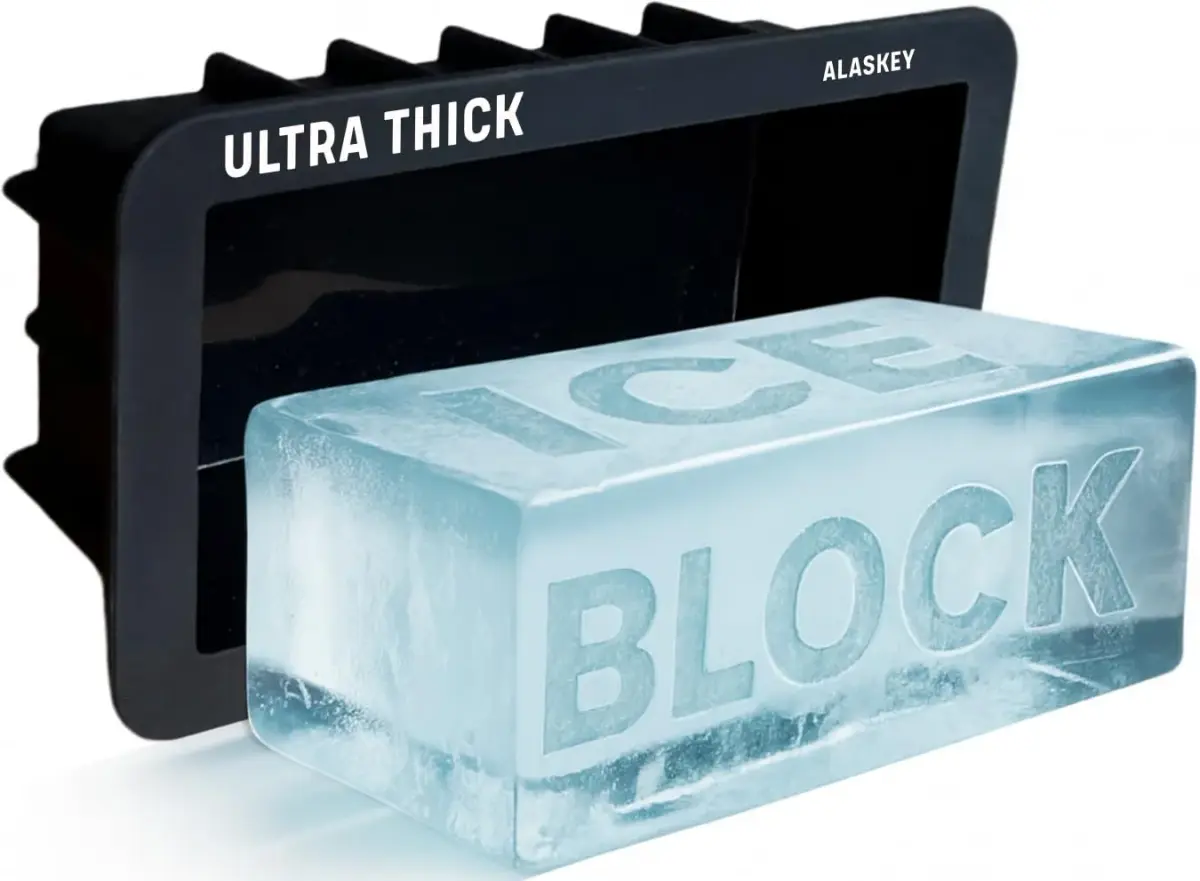 Alaskey 2.5 lbs Single Extra Large Ice Block Mold | Giant Reusable Ice Brick for Drinks & Ice Baths - main product image
