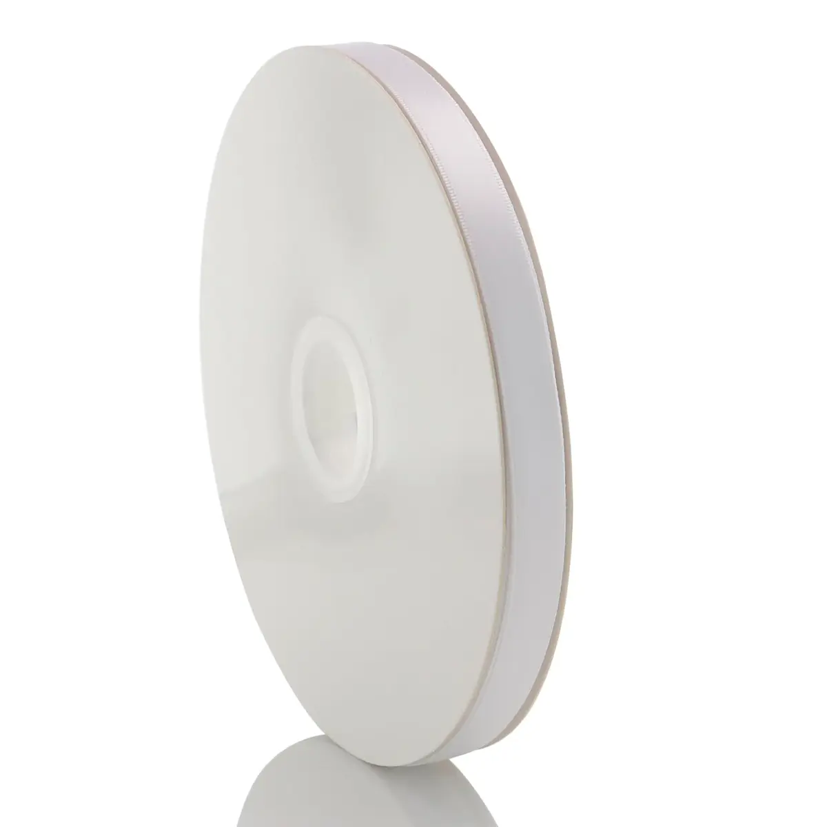 QingHan Double Faced White Satin Ribbon 3/8 Inch (9.5mm) 100 Yards Roll | Perfect for Crafts & Gift Wrapping - view 3