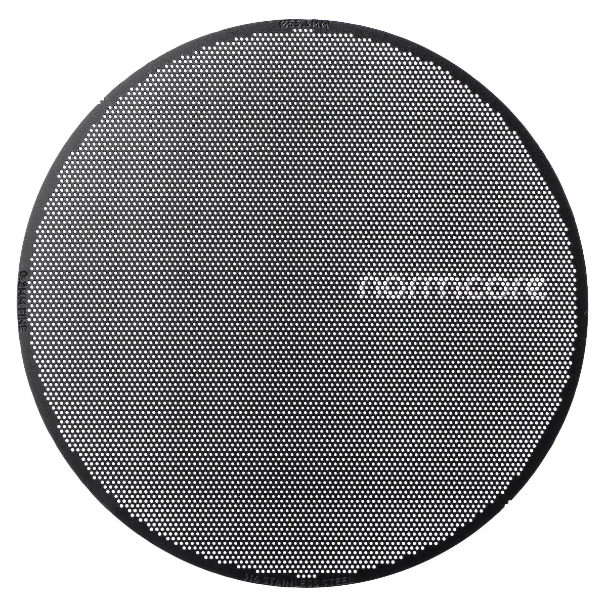 Normcore 53.3mm Ultra-Slim Puck Screen for 54mm Portafilter | 200-micron Laser Etched 316 Stainless Steel - main product image