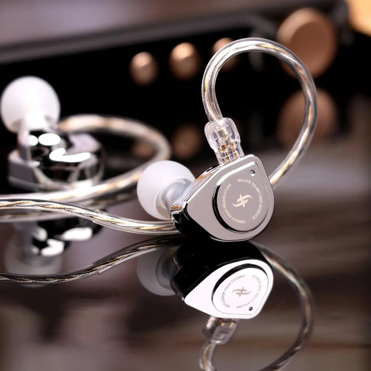 SIMGOT EW200 In Ear Earphones 10mm SCP Diaphragm | Dual Magnetic & Dual Cavity Design - view 2