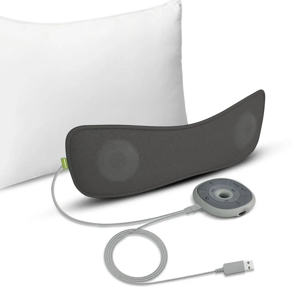 Avantree Slumber Bluetooth Pillow Speaker with White Noise & Micro SD Card, Dark Gray | Private Sleep Audio for Relaxation - main product image