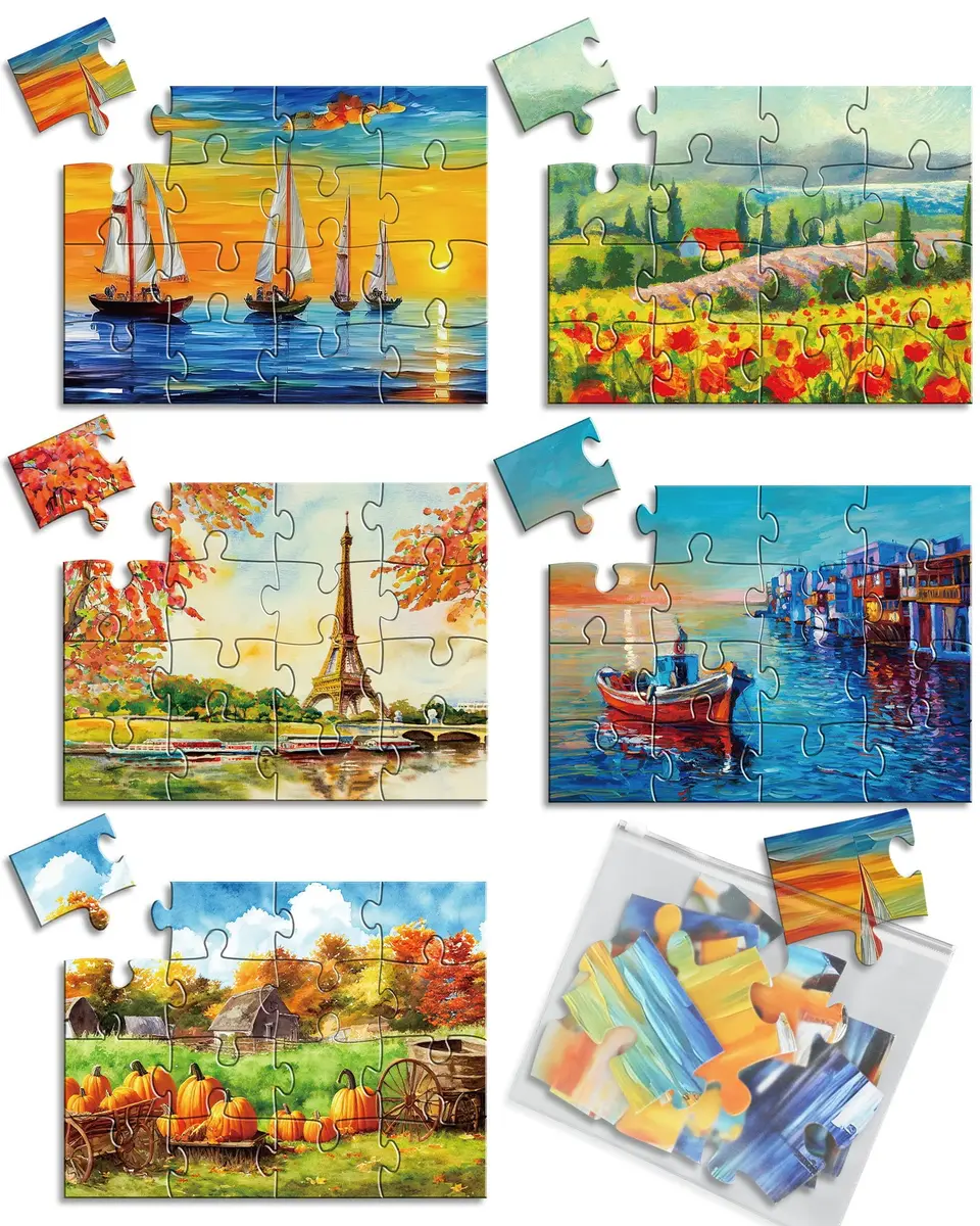 party greeting Large Jigsaw Puzzles for Elderly Dementia | Cognitive & Memory Activity (70-120 chars) - main product image