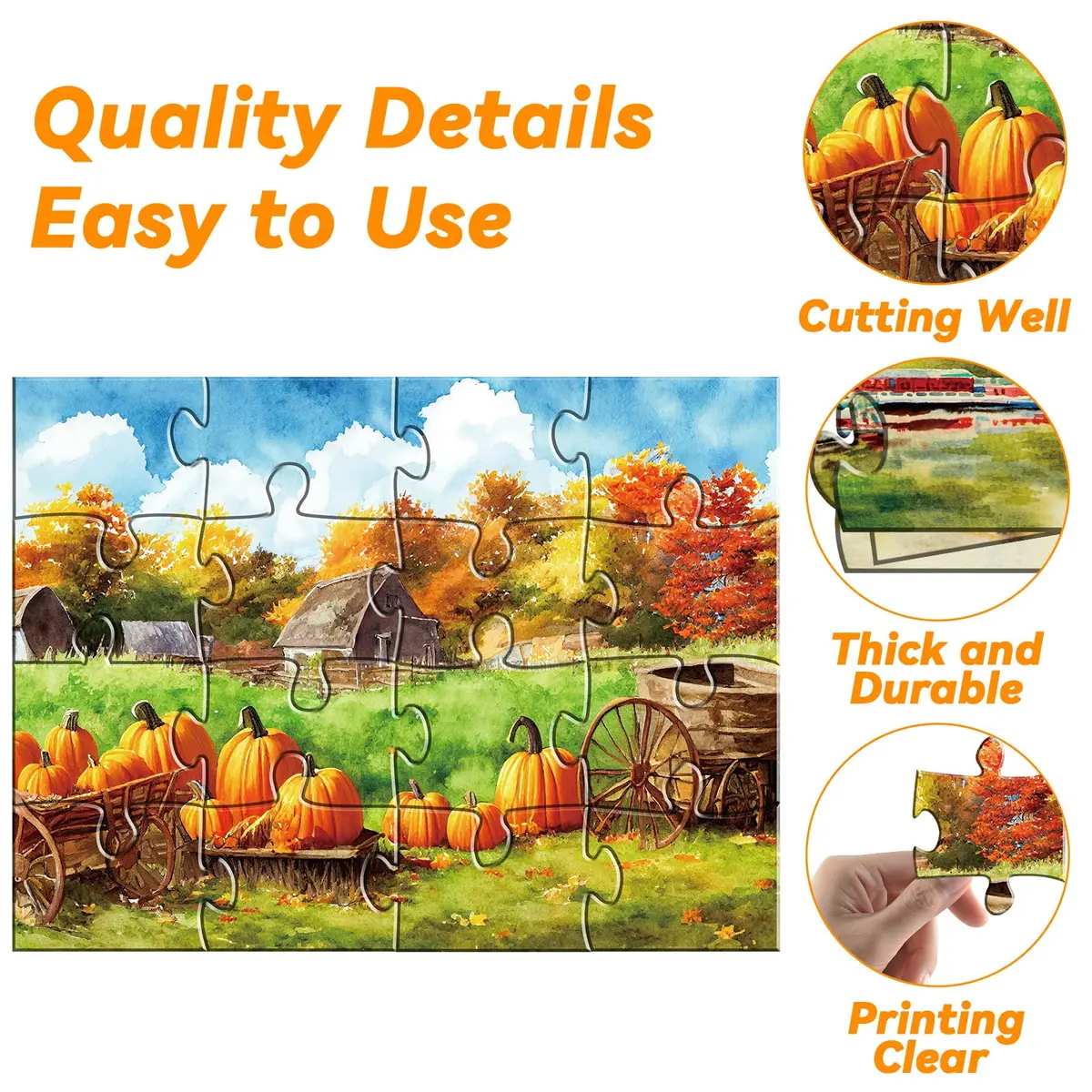 party greeting Large Jigsaw Puzzles for Elderly Dementia | Cognitive & Memory Activity (70-120 chars) - view 3