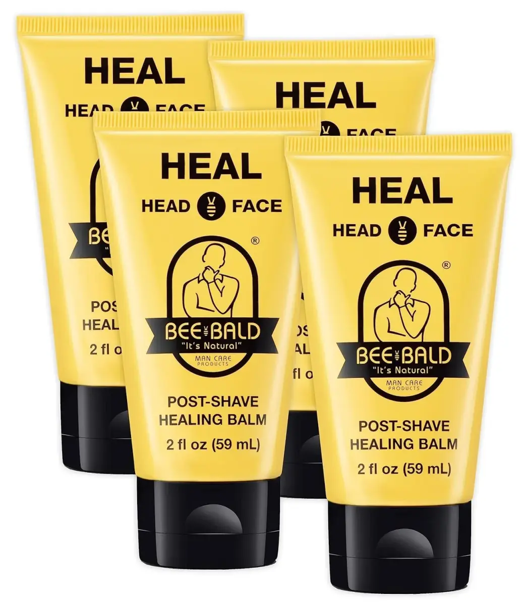 Bee Bald HEAL Aftershave Balm for Men, Post Shave Healing 2 fl oz (74ml) | Soothes Irritated Skin - main product image