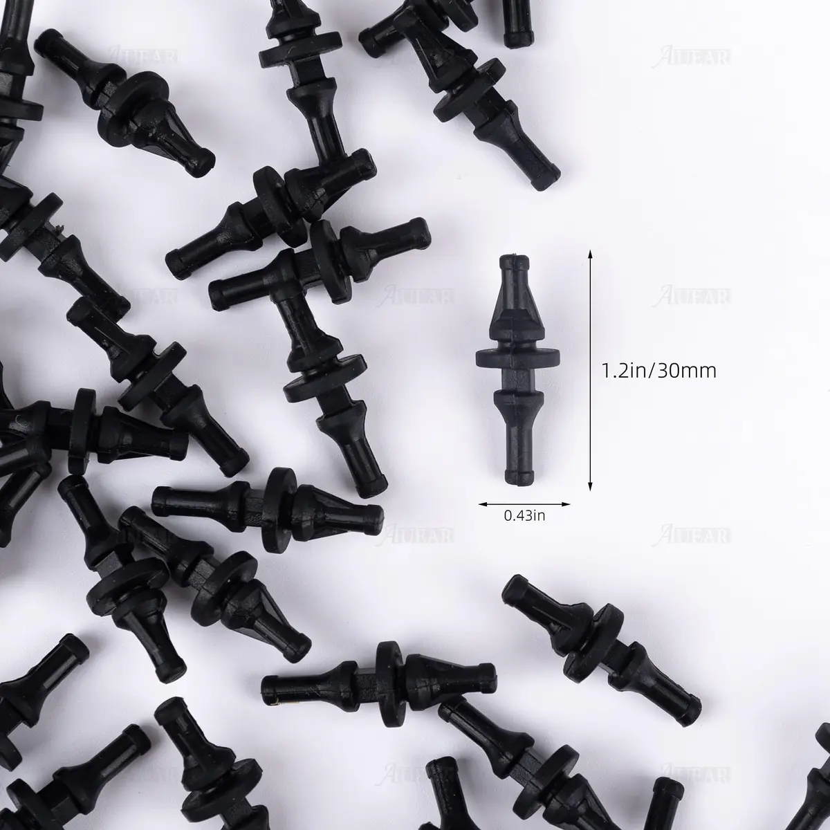 AUEAR 50 Pack 30mm Silicone Anti-Vibration Screws for PC Case Fans | Reduce Noise & Vibration - view 6