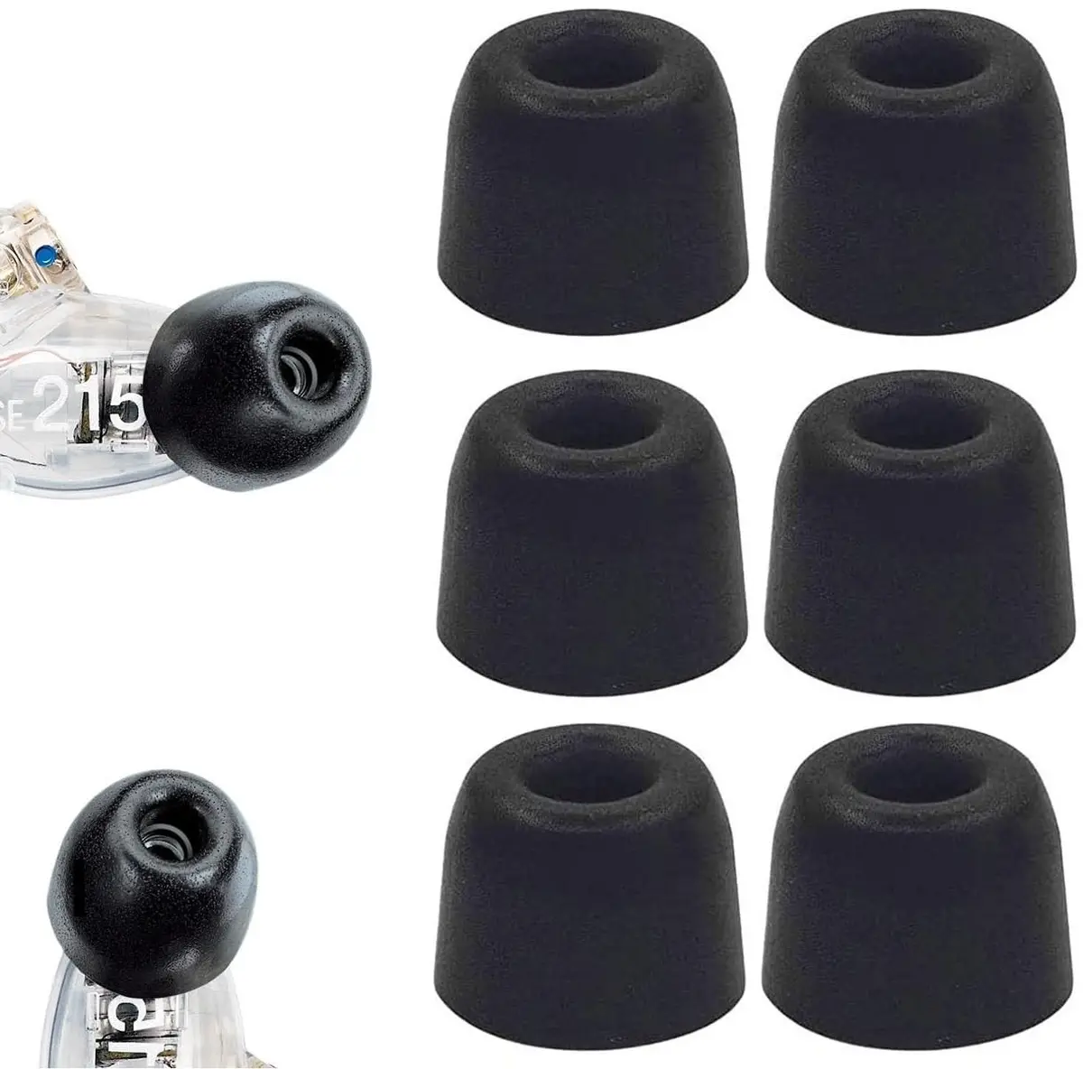 BLLQ Replacement Memory Foam Tips Foam Sleeves for Earbuds Large Size | Noise Cancelling Comfort - view 7