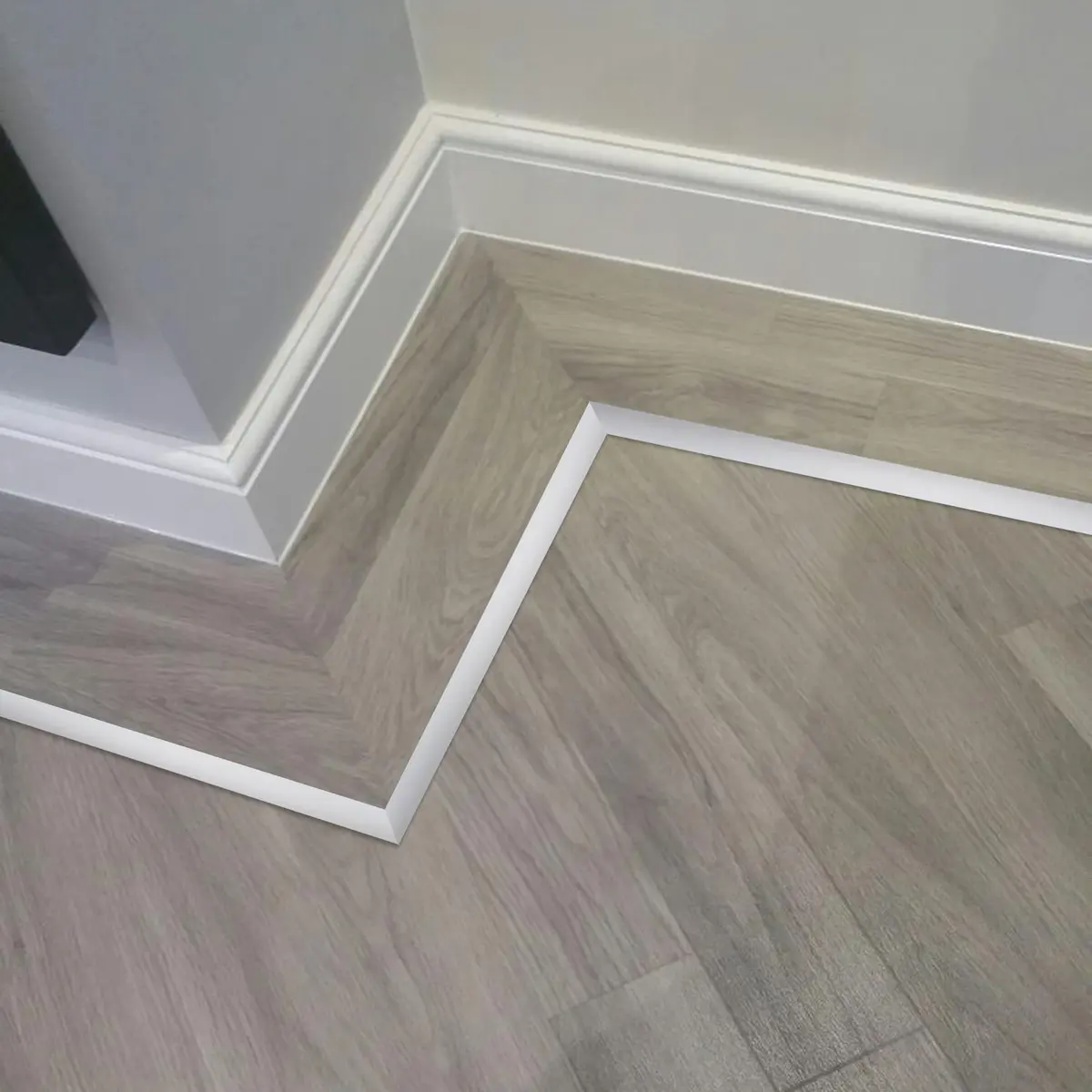 Gaahing Aluminum T Molding Floor Transition Strip 2.9ft (0.9m) x 1.6in (4cm) Matte Silver | 3-Pack for Laminate, Vinyl, Hardwood Floors - view 4